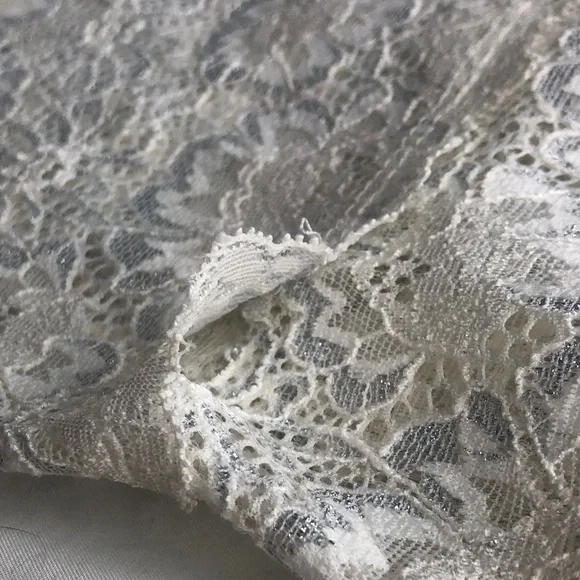 Seduction Lace Sheer Cream Camisole Top - Picture 8 of 8